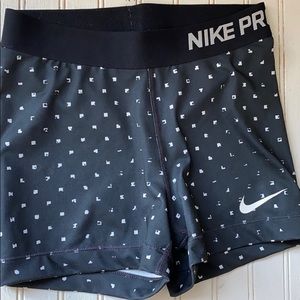 Nike spandex short athletic shorts